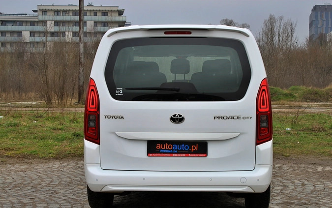 Toyota Proace City Verso cena 89899 przebieg: 69900, rok produkcji 2021 z Sławno małe 172